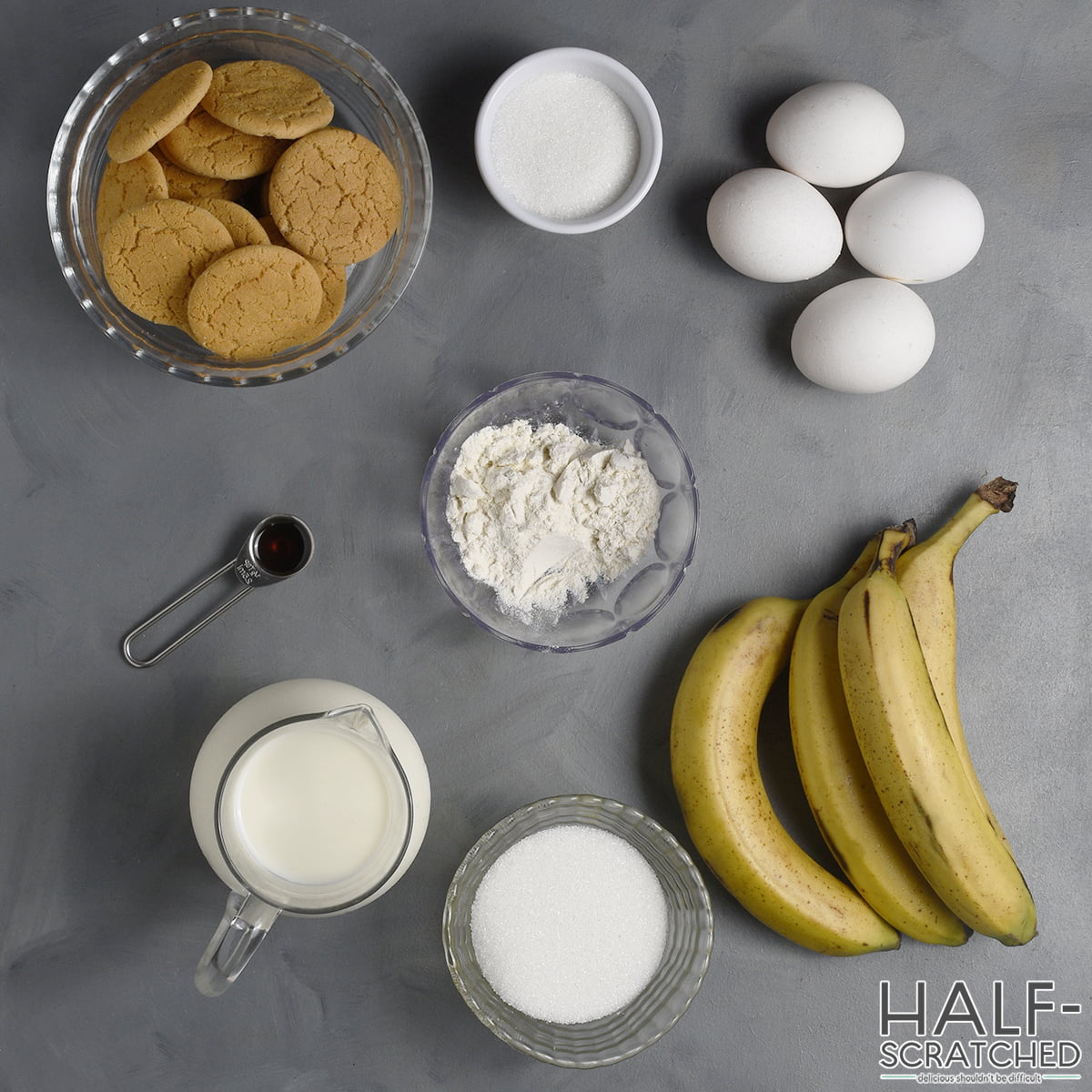 Pioneer Woman's Banana Pudding Ingredients