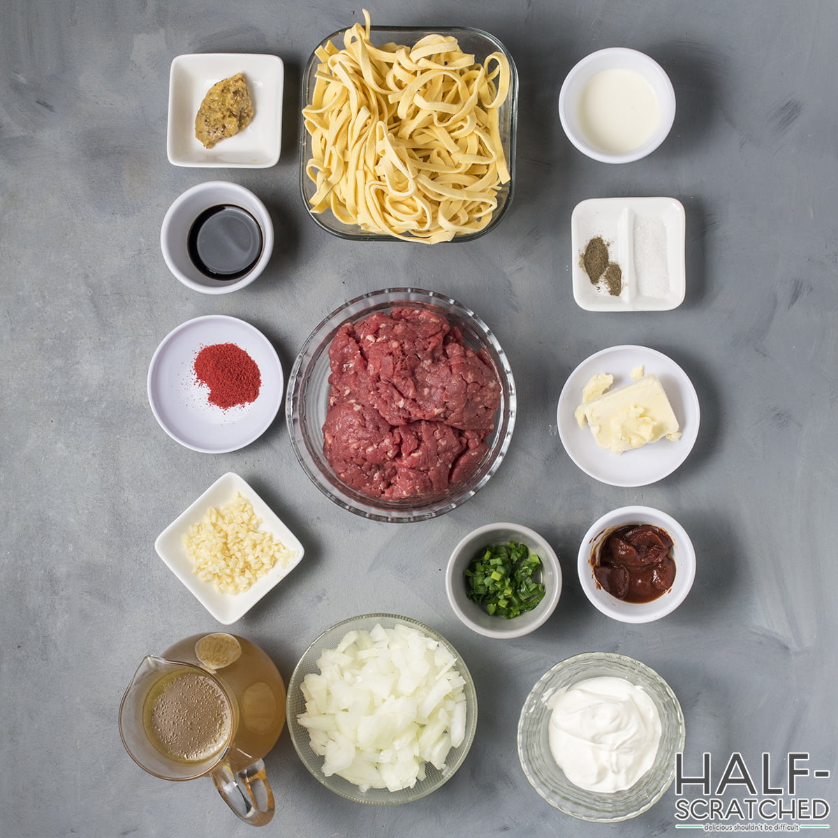 Beef Noodle Skillet Ingredients