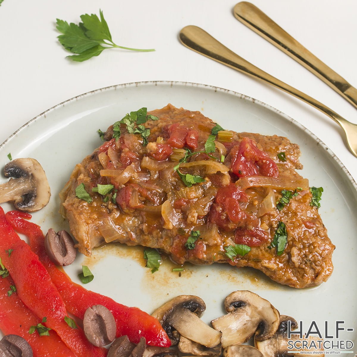 Swiss Steak in plate