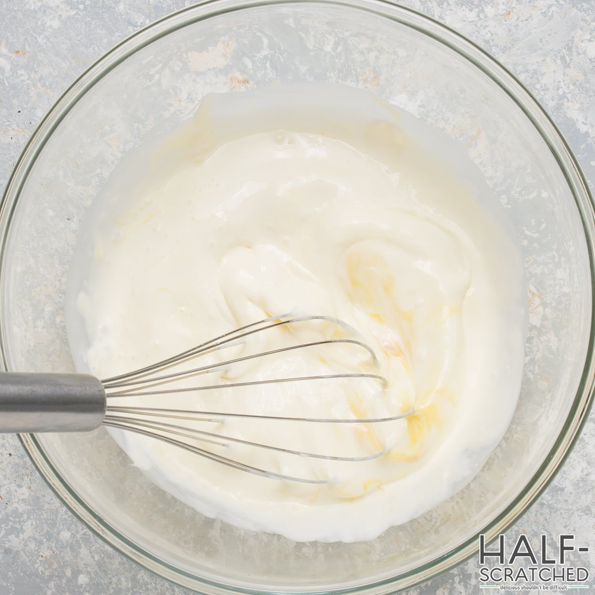 whisking cream