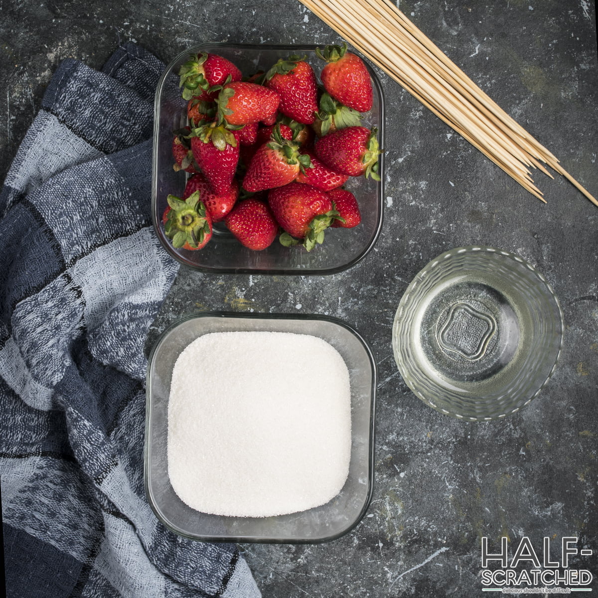 Candied Strawberries Ingredients