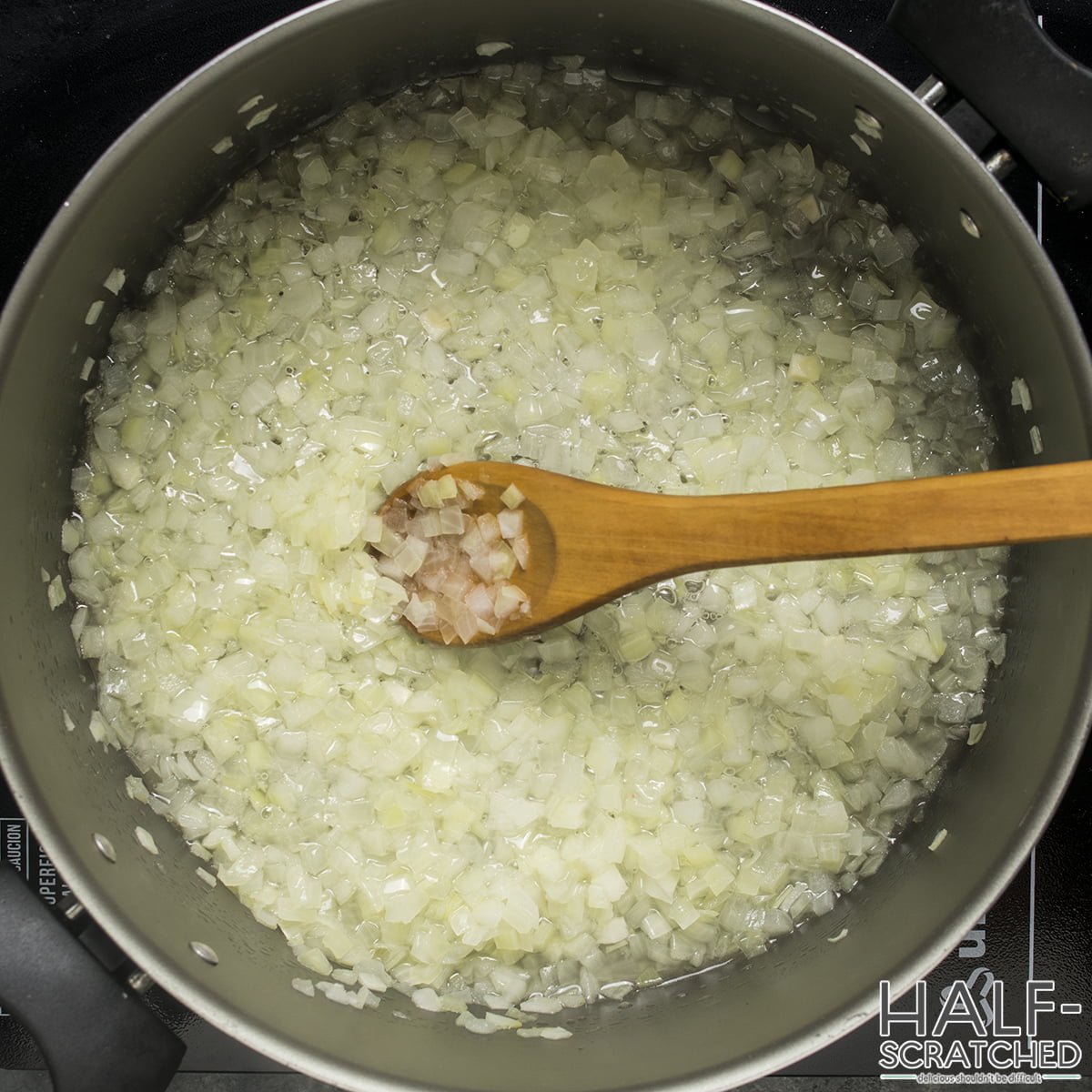 A pot with onion