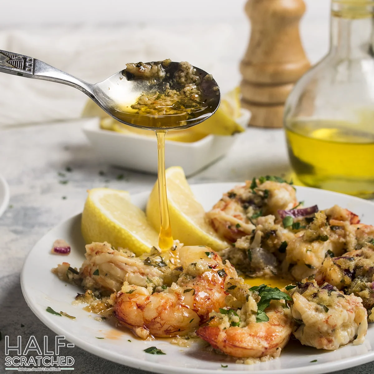 Ina Garten's baked shrimp scampi