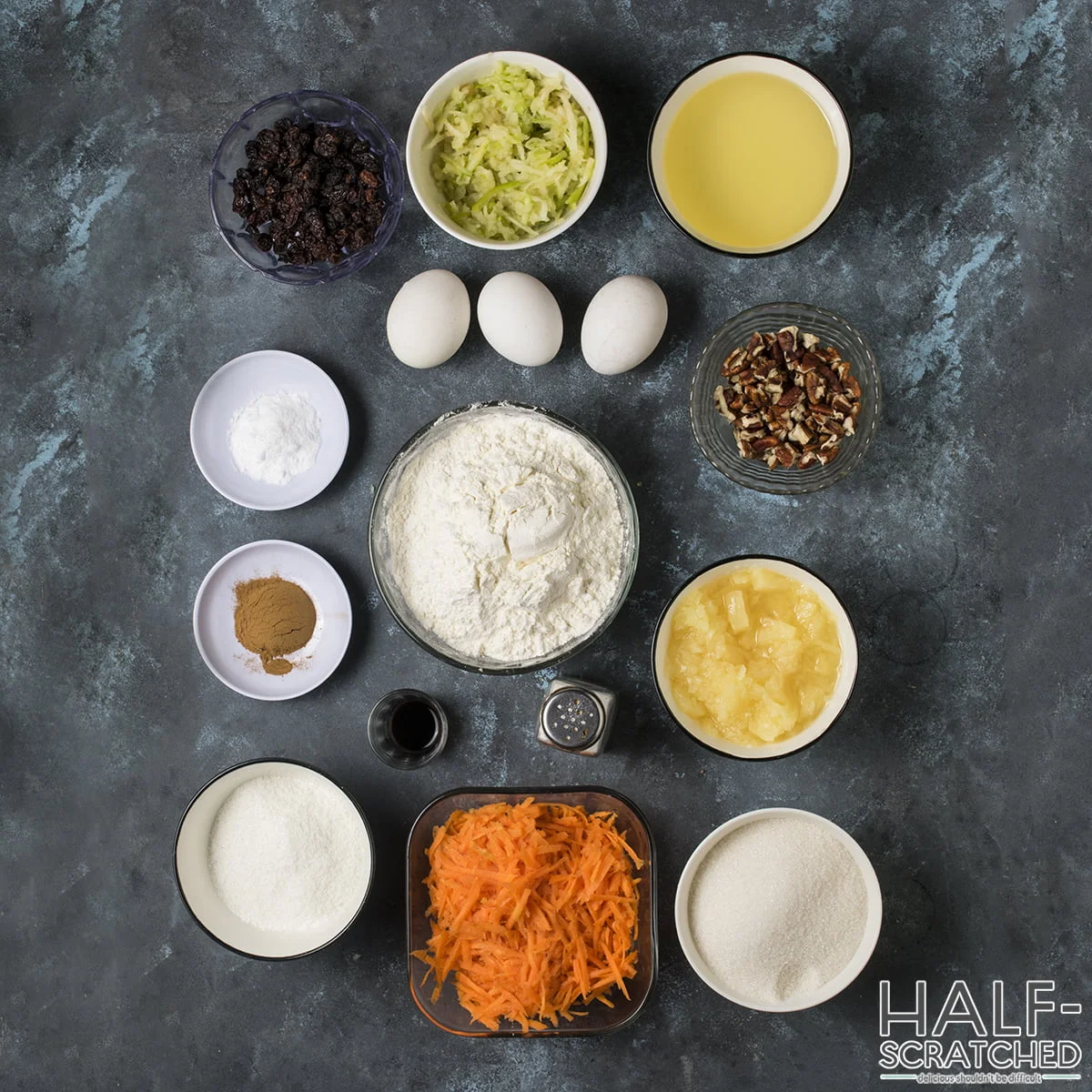Ina Garten's Morning Glory Muffins Ingredients