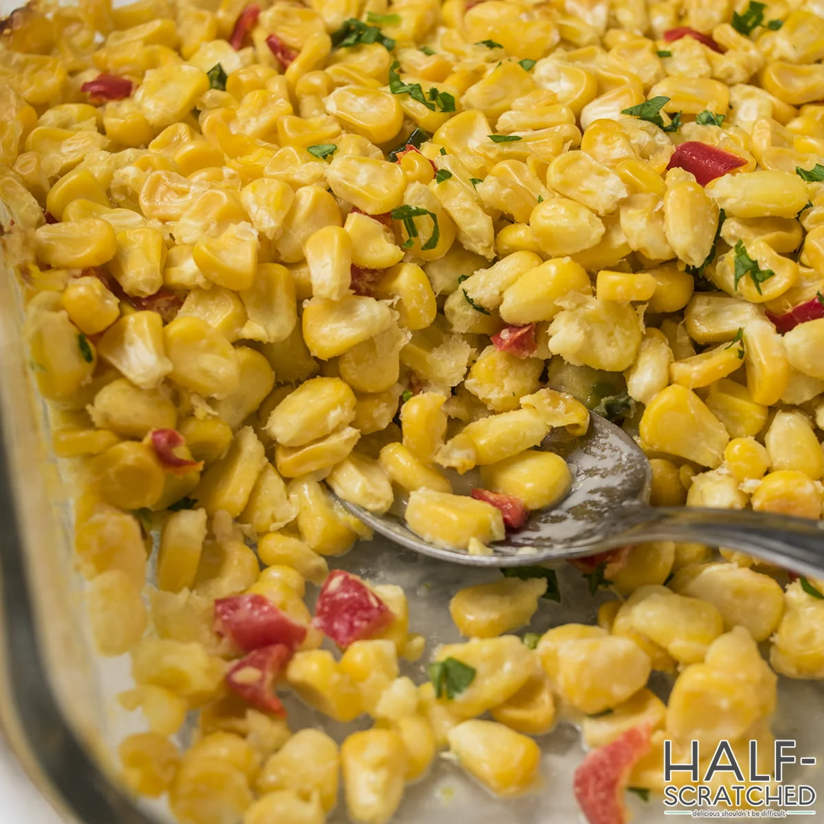 Spoonful of corn casserole