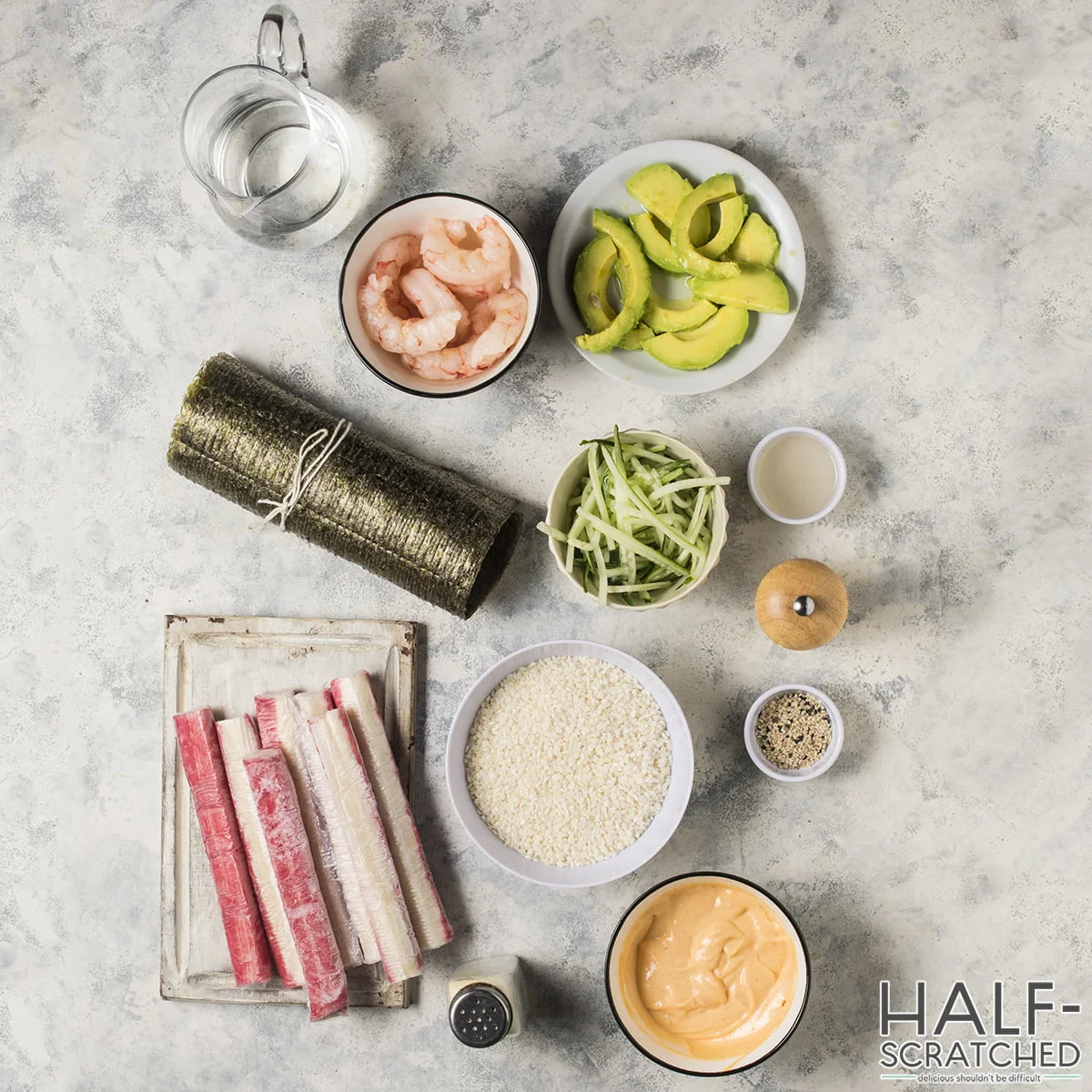 Volcano Sushi Roll Ingredients
